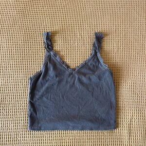 American eagle lace cropped tank top